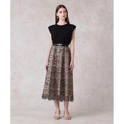 レースフラワーチュールギャザー スカート | ANAYI/アナイ | 三越