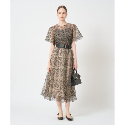 レースフラワーチュールギャザー スカート ANAYI（アナイ） スカート レースフラワーチュールギャザー スカート