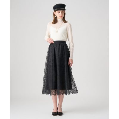レースフラワーチュールギャザー スカート | ANAYI/アナイ | 三越