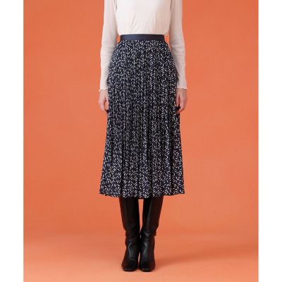 セットアップ対応商品】リッププリントプリーツ スカート