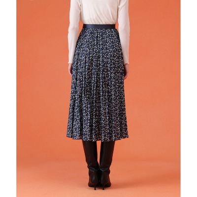 セットアップ対応商品】リッププリントプリーツ スカート