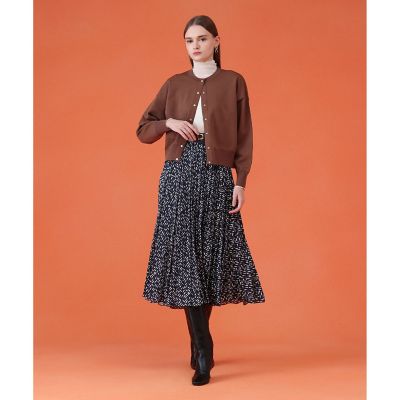 セットアップ対応商品】リッププリントプリーツ スカート