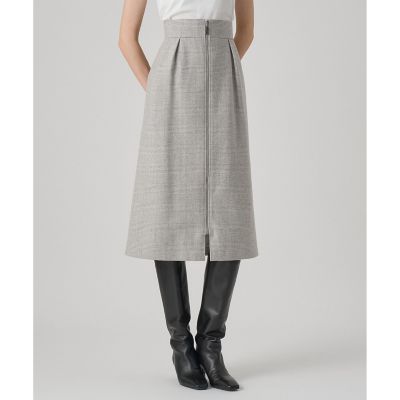 ＜ANAYI＞グレンチェックタイト　スカート