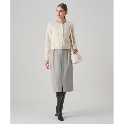 730 新品✨アドーア ドライストレッチニットタイトスカート アイボリー ◇ドライストレッチニット（5314170328） | ADORE (Women