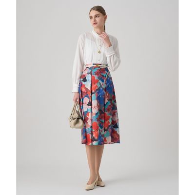 アートフラワータックフレア スカート | ANAYI/アナイ | 三越
