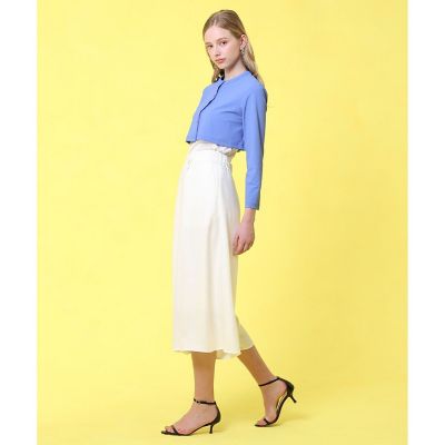 【予約商品５月下旬以降順次お届け】ドライスラブアシメラップパンツ