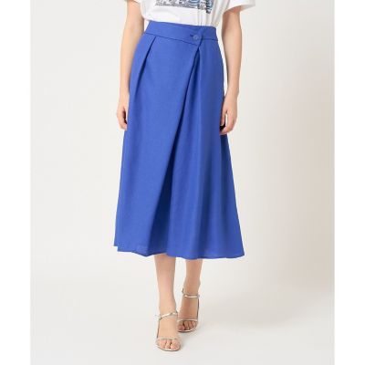 ANAYI/アナイ 【予約商品５月下旬以降順次お届け】ドライスラブアシメラップパンツ