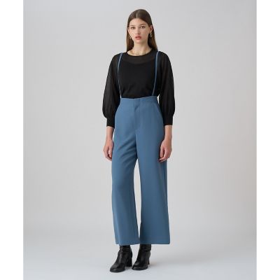 ANAYI/アナイ ソフトパウダリーサスペンダーパンツ 61ブルー パンツ・ズボン【三越伊勢丹/公式】