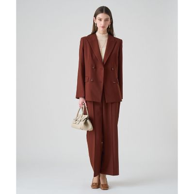 2025aw】ANAYI マットクロスワイドパンツ マットクロスワイドパンツ