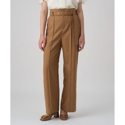 ANAYI/アナイ マットクロスワイドパンツ 84キャメル パンツ・ズボン【三越伊勢丹/公式】