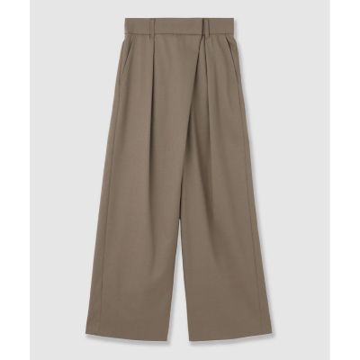 美品✨ アナイ　ストレッチクロスオールインワン　21SS　上品　ベージュ　38 ANAYI ジャケット ノーカラージャケット ストレッチクロスベルト