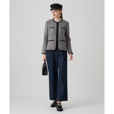 セットアップ対応商品】デニムライクタックパンツ | ANAYI/アナイ