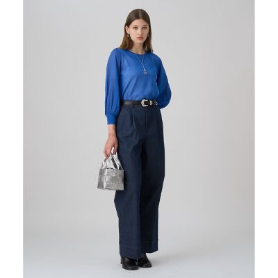 ANAYI パンツスーツ セットアップ対応商品】レーヨンナイロンニットパンツ | ANAYI