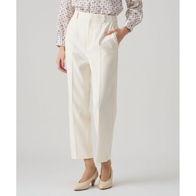 ANAYI/アナイ ダブルクロステーパードパンツ 01ホワイト パンツ・ズボン【三越伊勢丹/公式】