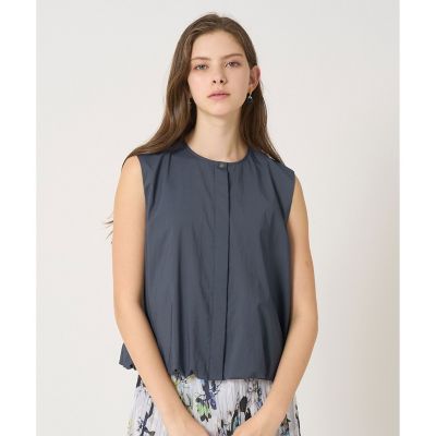 ＜ANAYI＞【予約商品５月下旬以降順次お届け】ストレッチナイロンバルーンジレ　ブラウス