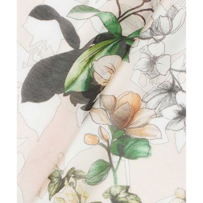 アナイ　bouquet プリント ミニフリルブラウス アナイbouquet プリント ミニフリルブラウス