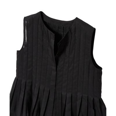 【予約商品５月下旬以降順次お届け】ボイルプリーツペプラム　ブラウス