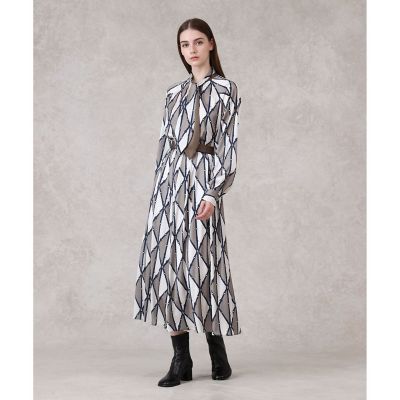 ベルトプリントボウタイ ブラウス | ANAYI/アナイ | 三越伊勢丹