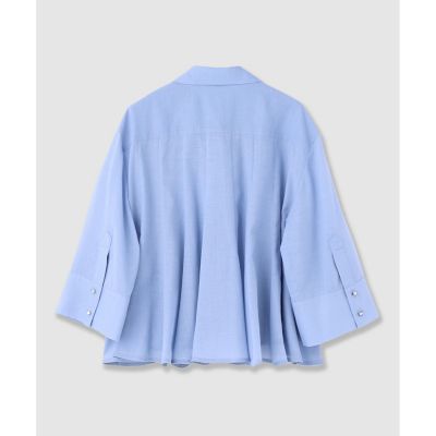 ボイルタックシャツブラウス