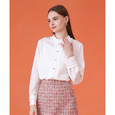 ANAYI シルクデシン リブアソート ブラウス ANAYI⭐︎シルクデシンリブアソートブラウス