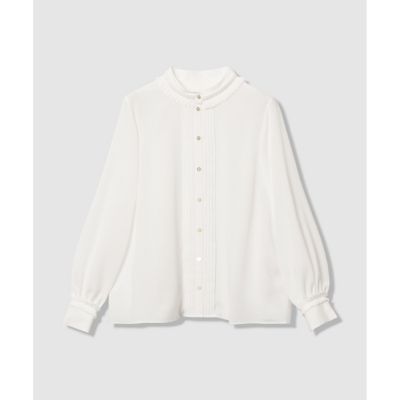 アナイ♡2025AW♡ ポリデシンプリーツディテールブラウス ポリデシンプリーツディテールブラウス | ANAYI/アナイ | 三越伊勢丹