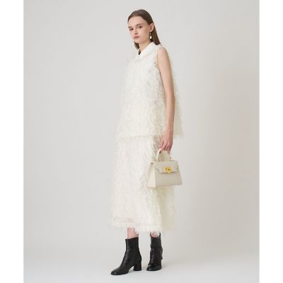 セットアップ対応商品】フェザーカットジャカード ブラウス | ANAYI