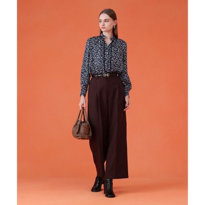 PRADA リッププリント フリル袖チュニック　38サイズ セットアップ対応商品】リッププリントフリルネック ブラウス | ANAYI