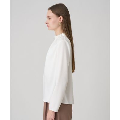 ハンマーサテンスタンド　ブラウス