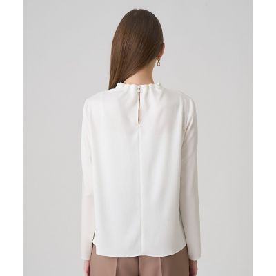 ハンマーサテンスタンド　ブラウス