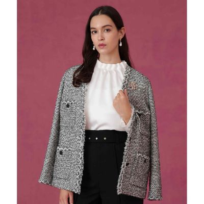 ハンマーサテンスタンド　ブラウス