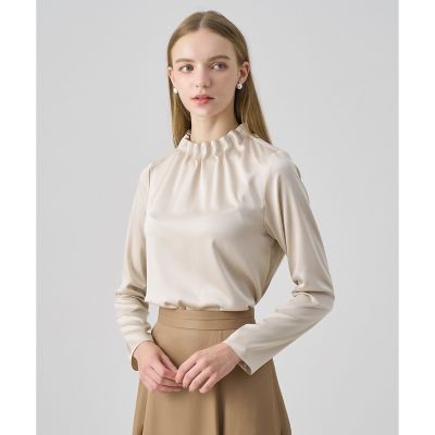 ハンマーサテンスタンド ブラウス | ANAYI/アナイ | 三越伊勢丹