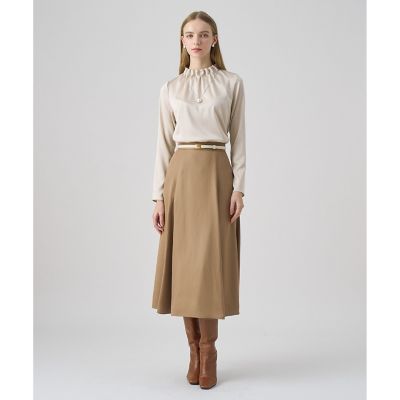 ハンマーサテンスタンド　ブラウス