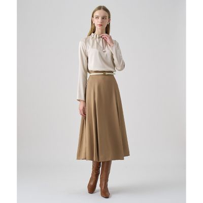 ハンマーサテンスタンド　ブラウス