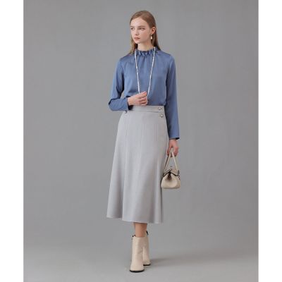 ハンマーサテンスタンド　ブラウス