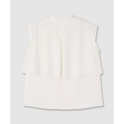 【期間限定お値下げ】アナイ♡バックサテンノースリーブブラウス バックサテンノースリーブブラウス | ANAYI/アナイ | 三越伊勢丹