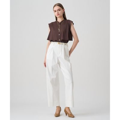 バックサテンノースリーブブラウス | ANAYI/アナイ | 三越伊勢丹  