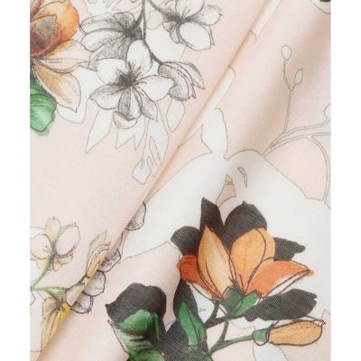 【予約商品５月下旬以降順次お届け】ｂｏｕｑｕｅｔプリント　ランダムタック　ワンピース