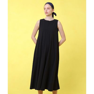 ANAYI/アナイ 【予約商品５月下旬以降順次お届け】ナイロンジャージーフレア　ワンピース