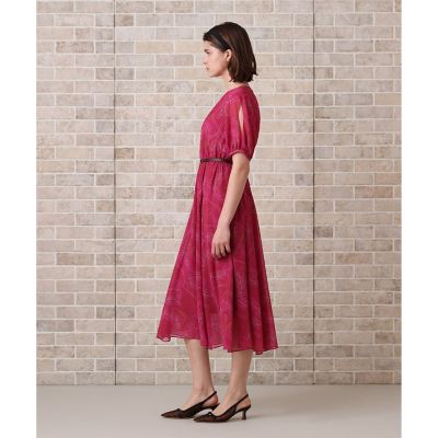 チケットプリントスリットスリーブ ワンピース | ANAYI/アナイ | 三越