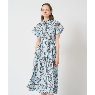 マリンチェーンプリントポケット ワンピース | ANAYI/アナイ | 三越
