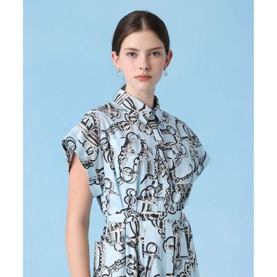 マリンチェーンプリントポケット ワンピース | ANAYI/アナイ | 三越