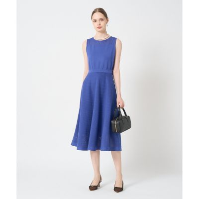 シュガーページ ANAYI アナイ サマーメッシュワンピース ブルー61 セットアップ対応商品】サマーメッシュワンピース | ANAYI