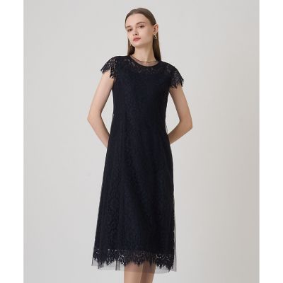 チュールAラインワンピース リバーレースチュールAラインワンピース | ANAYI/アナイ | 三越伊勢丹