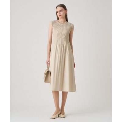 サッカーストレッチプリーツ ワンピース | ANAYI/アナイ | 三越伊勢丹