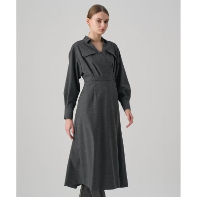 ウールサキソニーカシュクールワンピース | ANAYI/アナイ | 三越伊勢丹