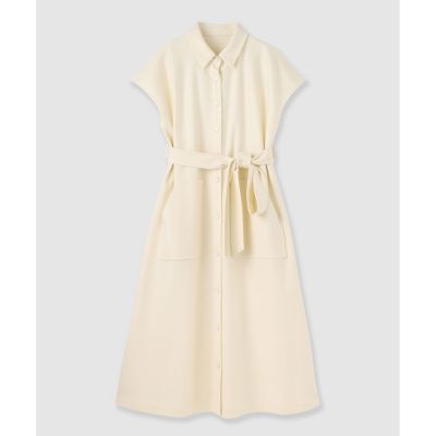 ANAYI/アナイ 圧縮スムースシャツジレ ワンピース 02オフホワイト ワンピース・ドレス【三越伊勢丹/公式】