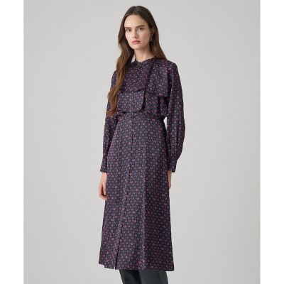 ＜ANAYI＞ホースシュープリントフリルワンピース