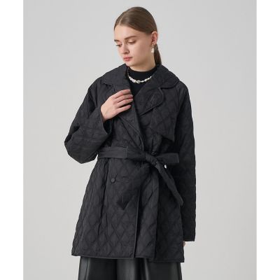 【送料無料】ANAYI/アナイ キルティングテーラードロストコート 65ネイビー コート・ジャケット【三越伊勢丹/公式】