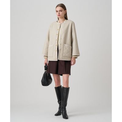 フェイクムートンキルティングコート | ANAYI/アナイ | 三越伊勢丹