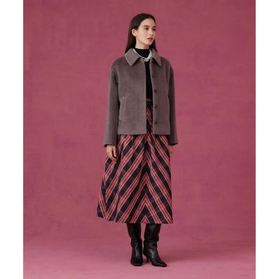 送料無料】アルパカシャギーショートコート | ANAYI/アナイ